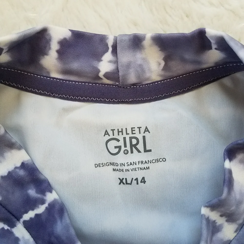 Athleta Girl Tropics Tie Dye Rashguard